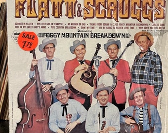 Flatt and Scruggs-"Foggy Mountain Breakdown" Vintage vinyl bluegrass record album