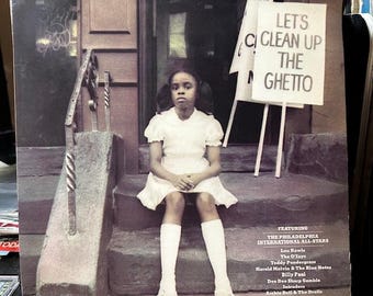 Philadelphia International All Stars-"Let's Save the Ghetto" Vintage vinyl compilation record album.  Harold Melvin, Intruders, O'Jays