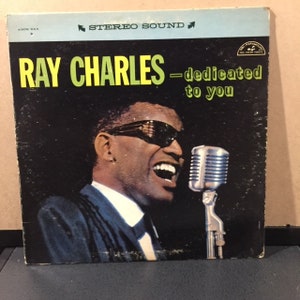 Ray Charles &quot;Dedicated to You&quot; vintage vinyl soul album