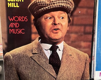 Benny Hill-"Words and Music" Vintage vinyl comedy record album
