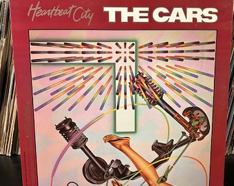 The Cars- "Heartbeat City" Vintage vinyl 33 rpm record album.  "You Might Think"