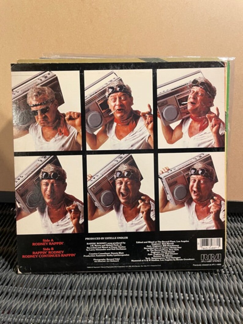 Rodney Dangerfield-"Rappin' Rodney" Vintage vinyl comedy record bild 2