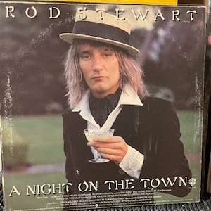 Rod Stewart-&quot;A Night On The Town&quot; Vintage vinyl record album