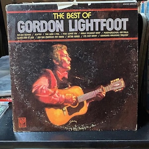 Gordon Lightfoot-&quot;The Best of Gordon Lightfoot&quot; vintage vinyl folk record album