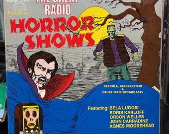 Various-"The Great Radio Horror Shows" Vintage vinyl 3 album box set