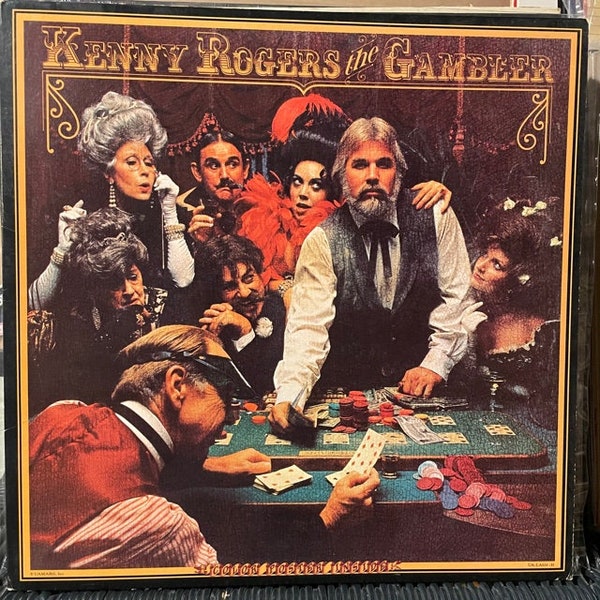 Kenny Rogers-"The Gambler" Vintage vinyl country record album.