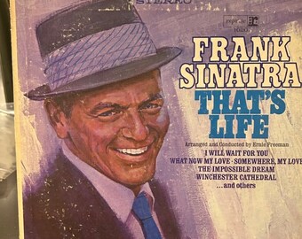 Frank Sinatra- "That's Life" vintage vinyl record album, "The Impossible Dream"