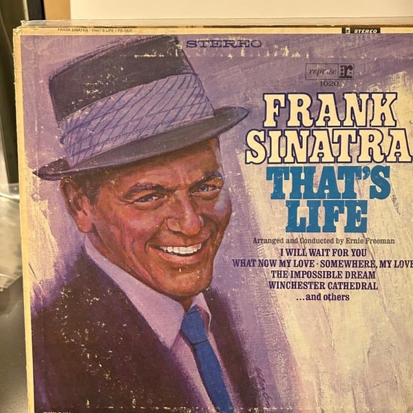 Frank Sinatra- "That's Life" vintage vinyl record album, "The Impossible Dream"