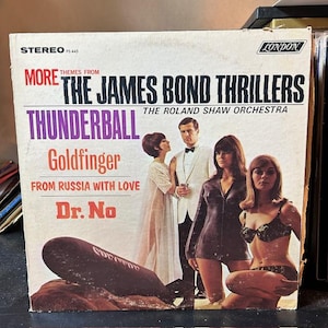James Bond-&quot;More Themed From the James Bond Thrillers&quot; Vintage vinyl record album