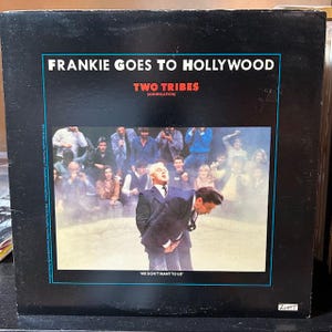 Frankie Goes to Hollywood-&quot;Two Tribes&quot; Vintage vinyl 45 rpm 12 single record
