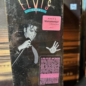 Elvis Presley-SEALED &quot;King of Rock N Roll&quot; Vintage Box Set of 5 CD&#39;s
