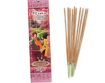 Incense Sticks Radha - Patchouli, Cardamon, and Rose