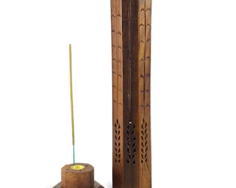 Incenso Burner - Torre Ottagonale di Legno