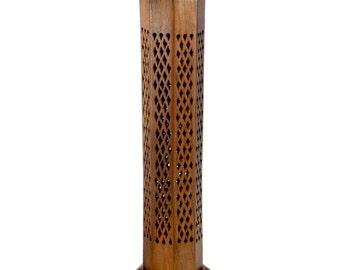 Incense Burner - Wooden Decorative Tower