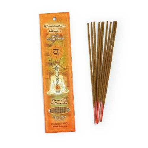 Incense Sticks Sacral Chakra Svadhishtana Sensuality and | Etsy