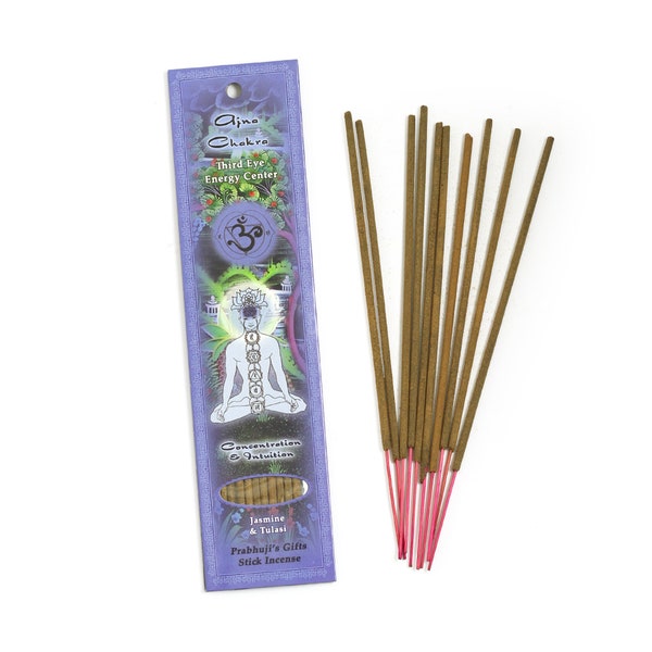 Incense Sticks Third Eye Chakra Ajna - Concentration and Intuition