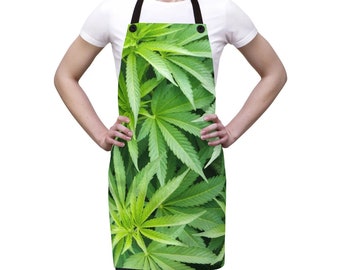 Cannabis Apron/Marijuana Apron/Cannabis in the kitchen/Marijuana in the kitchen/Cannabis Gift/Marijuana Gift