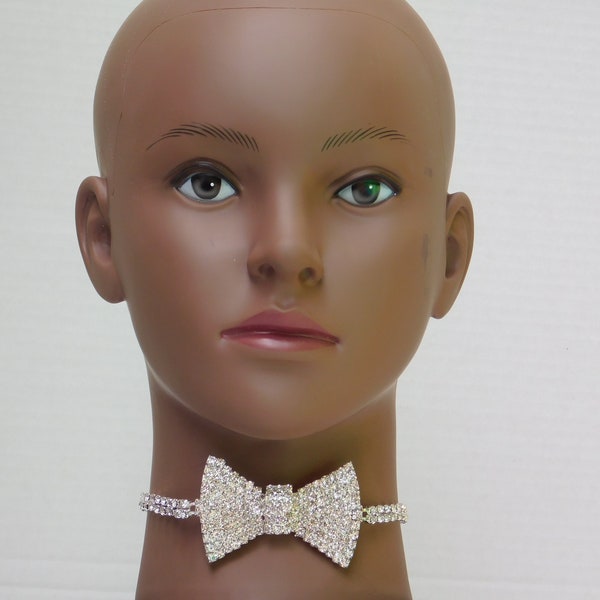 rhinestone bow tie men