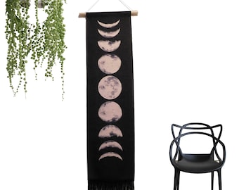 Handmade The Moon Phases Tapestry/Make This A Gift By Adding A Customized Pop-Up Card/Unique Gift/Thoughtful Gift/Next Day Shipping