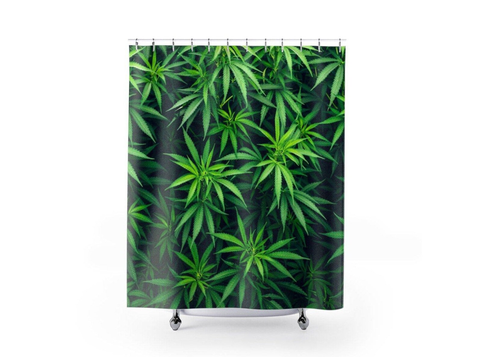 My Cannabis Shower Curtain/cannabis Shower Curtain/marijuana Etsy