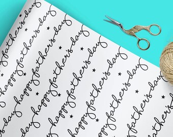 Download Dad Wrapping Paper Etsy