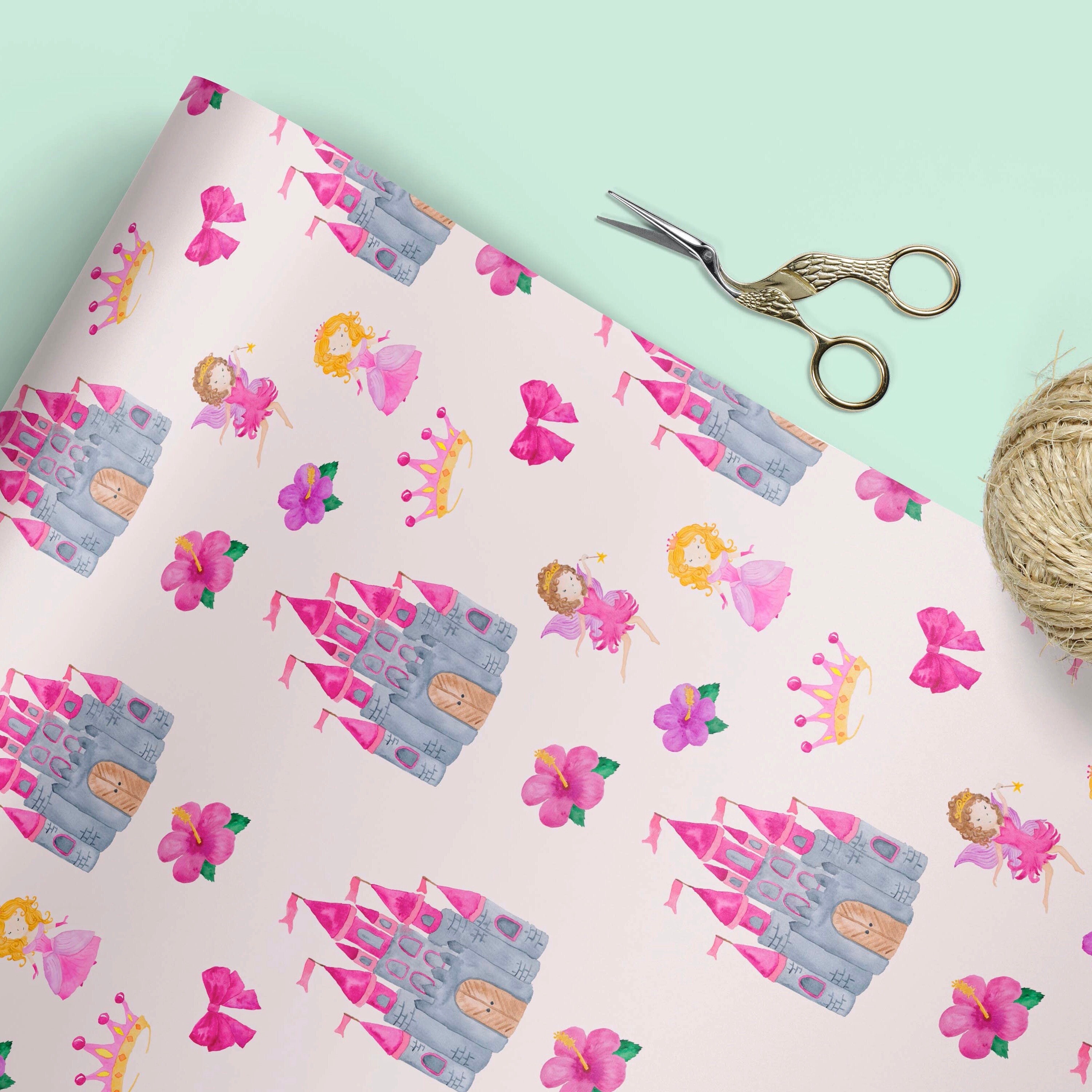 Princess Wrapping Paper Etsy UK