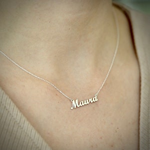 925k Silver Name Necklace, Personalized Necklace,Gift For Her,Personalized Gifts,JX02