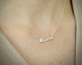 925k Silver Name Necklace, Personalized Necklace,Gift For Her,Personalized Gifts,JX02