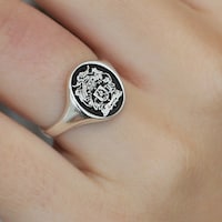 Pool Table Wax Seal Signet Ring - Etsy