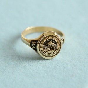 Custom College Class Ring school Ring signet Ring graduation Ring