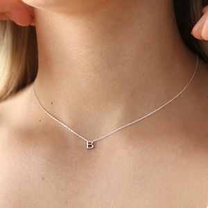 Letter Necklace - Silver – www.