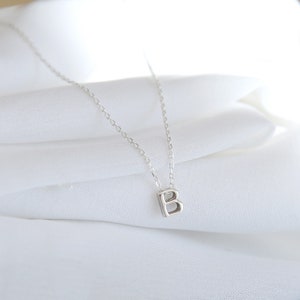 Personalized Initial Necklace,Gold Initial Jewelry,Minimalist Letter Necklace, Gift for Mom,JX34 image 2