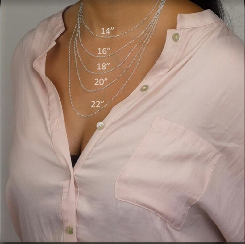 14k Gold Namenskette, zierliche Halskette, personalisierte Geschenke, personalisierte Halskette-Geschenk für Her-JX02 Bild 7