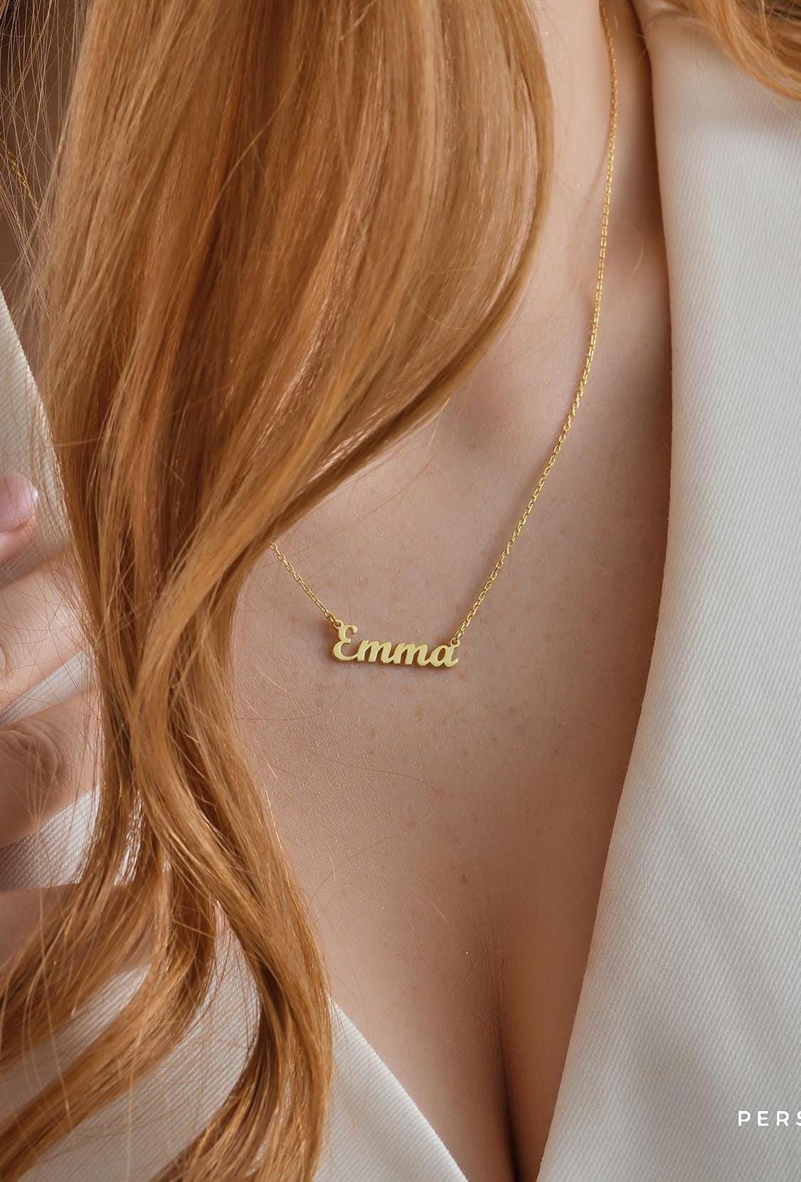 Zoe Name Necklace - Etsy Zoe Name Necklace - Etsy