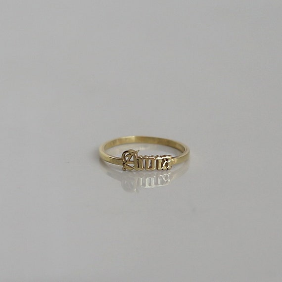 Ring hotsell with name