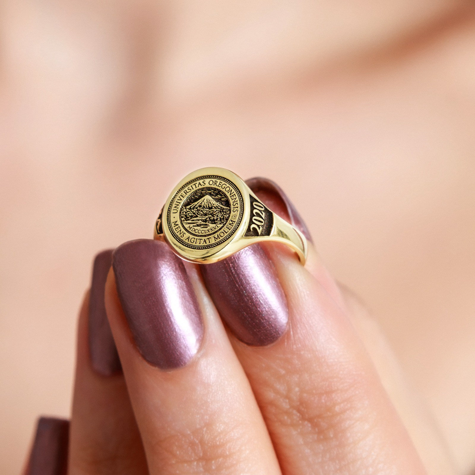 アクセサリー 14k gold collegering 177-success-vs-university-