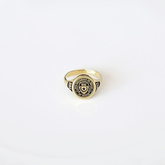 College Emblem Signet Ring,personalized Ring,custom Engraved College Emblem Signet Ring,personalized Ring,custom Engraved