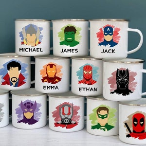 Personalized superhero cups Personalized Kids Cup  Toddler cup|Kids Birthday Gift Toddler first cup