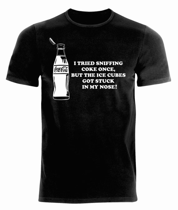Funny T-shirt-Coca Cola lovers|T-shirt to 6XL|CoolT-shirt|Parody T-shirt|Drugs funny T-shirt|