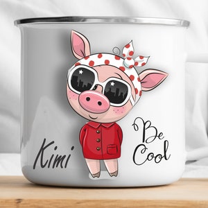 Personalized Pig Mug|Personalized Kids Cup |Toddler cup|Kids Birthday Gift|Toddler first cup