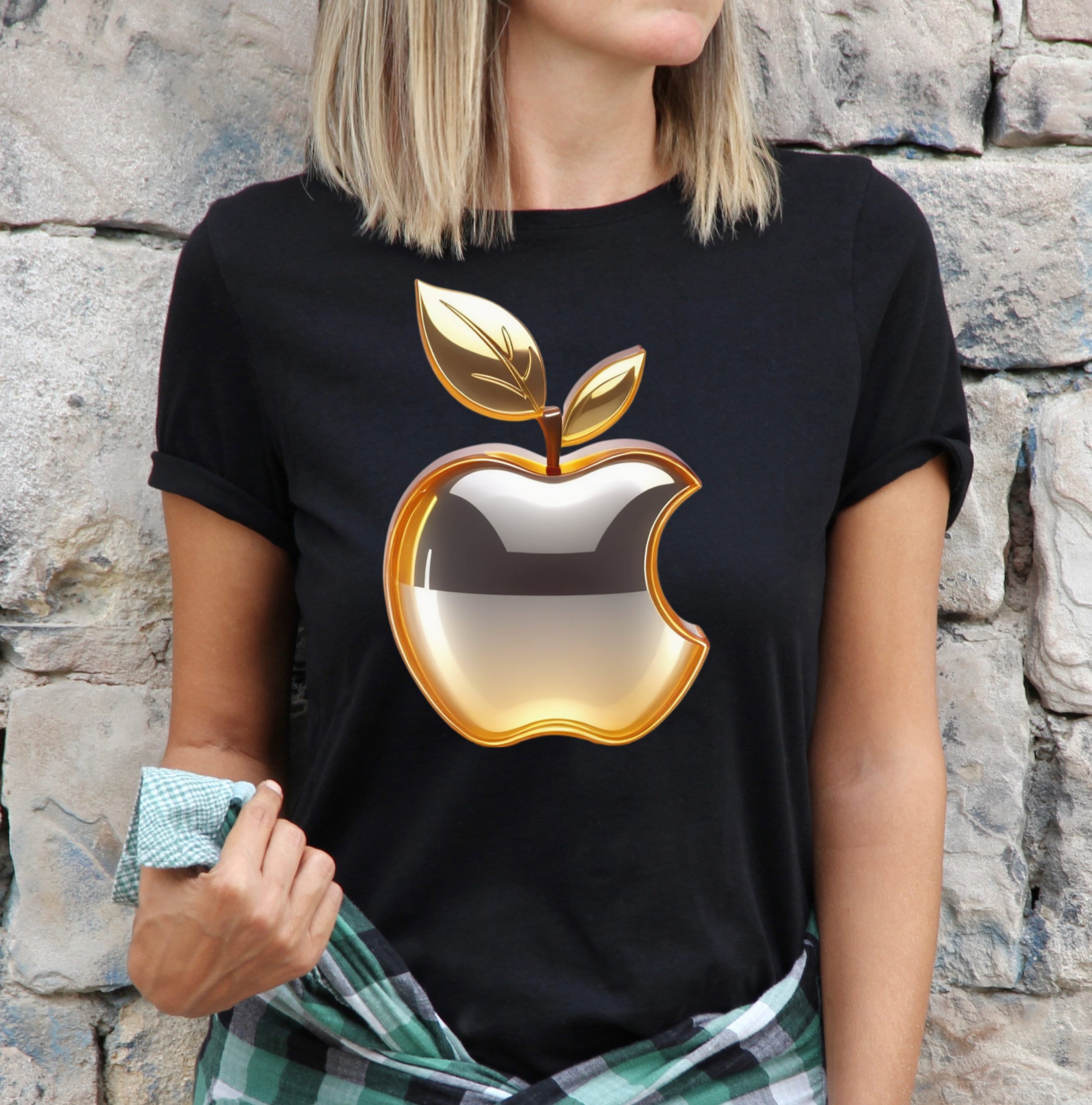 Apple Logo Shirt - Etsy Apple Logo Shirt - Etsy