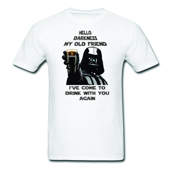 slag Om Privilegium Star Wars Shirt Funny Shirt-star Wars Hello Darkness My Old - Etsy