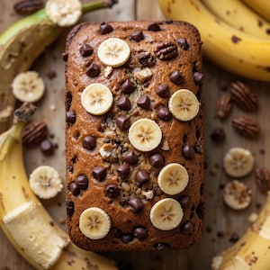 The BEST Moist Banana Bread Loaf | Homemade Banana Bread Recipe | Soft & Tender Snack Cake | Instant Digital PDF Download