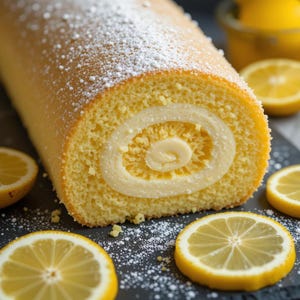 Best Lemon Cake Roll Recipe | Light & Fluffy Citrus Dessert | Spring Baking Treat | Instant Digital PDF Download