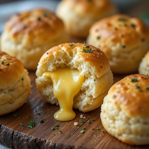 Best Pillsbury Biscuit Garlic Butter Cheese Bombs Recipe – Instant PDF Download, Easy Pull-Apart Snack, Cheesy Appetizer Bites
