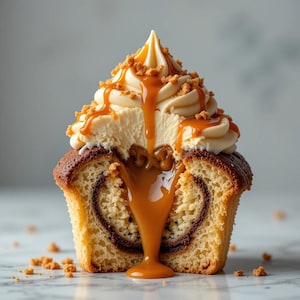 BEST RECIPE for Salted Caramel Cupcakes | Sweet & Salty Gourmet Treat | Instant Digital PDF Download | Easy Cupcake Recipe