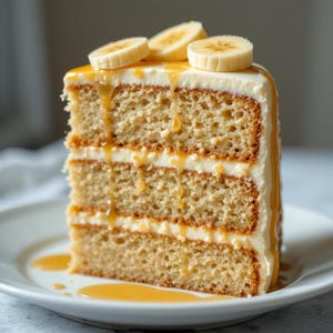 BEST RECIPE for Banana Cake with Velvety Cream Cheese Frosting | Instant PDF Download | Moist & Easy Dessert | Family Favorite Recipe