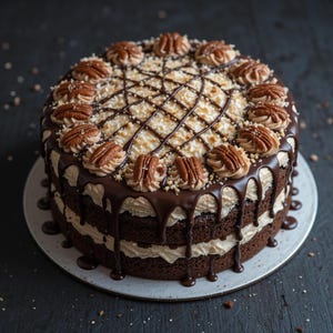 Best German Chocolate Cake Recipe – Instant Download, Rich & Moist Layered Cake