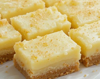 Best Creamy Lemon Squares Recipe – Instant Download, Zesty & Smooth Dessert Bars