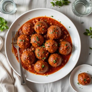 Almôndegas com o Melhor Molho | Receita de Jantar Saborosa e Fácil | Download Digital Instantâneo em PDF